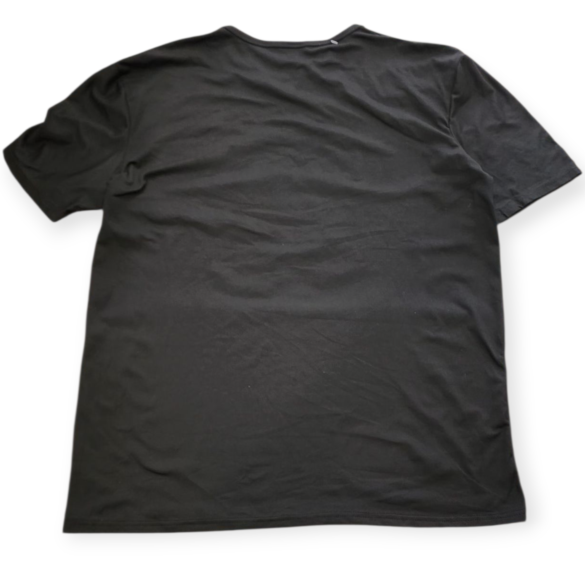 WOMEN'S BLACK T SHIRT WITH PRINT