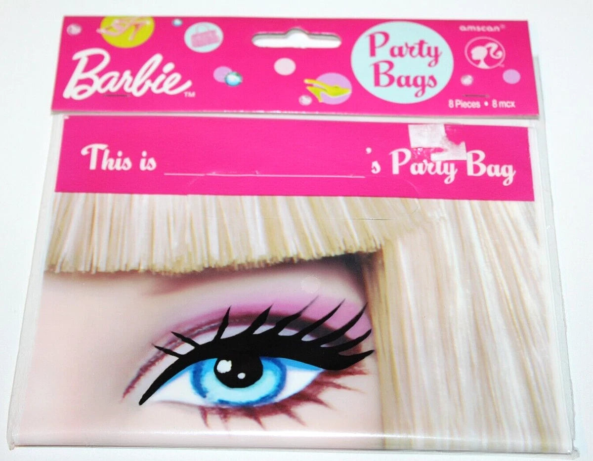 amscan Barbie Party Bags 8pcs - Party Supplies
