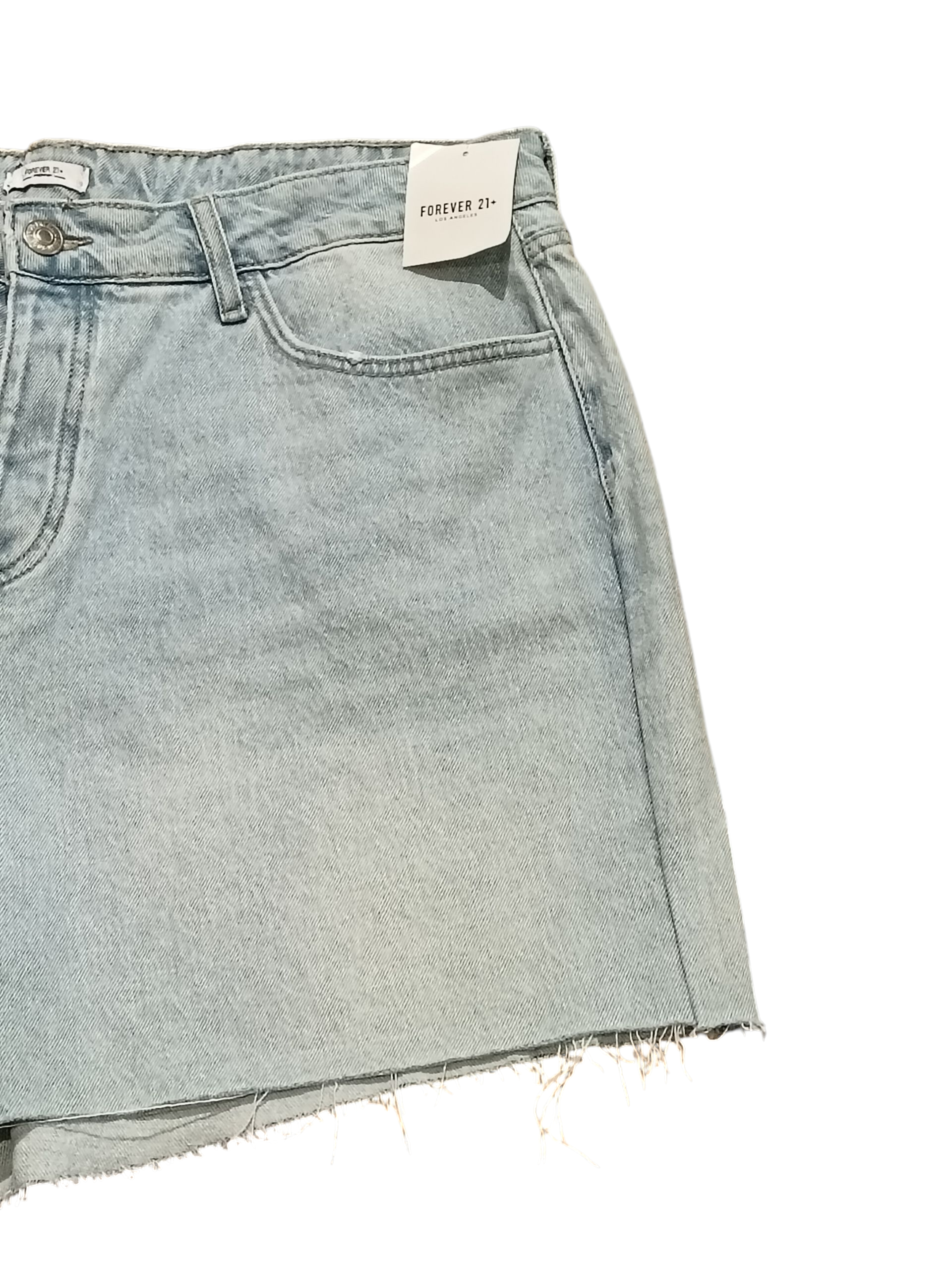 FOREVER21+ Women's Jeans Shorts Light cyan