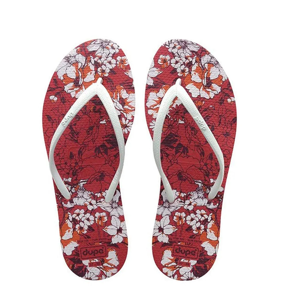 Hibiscus Women's Dupé Flip Flops made in Brazil