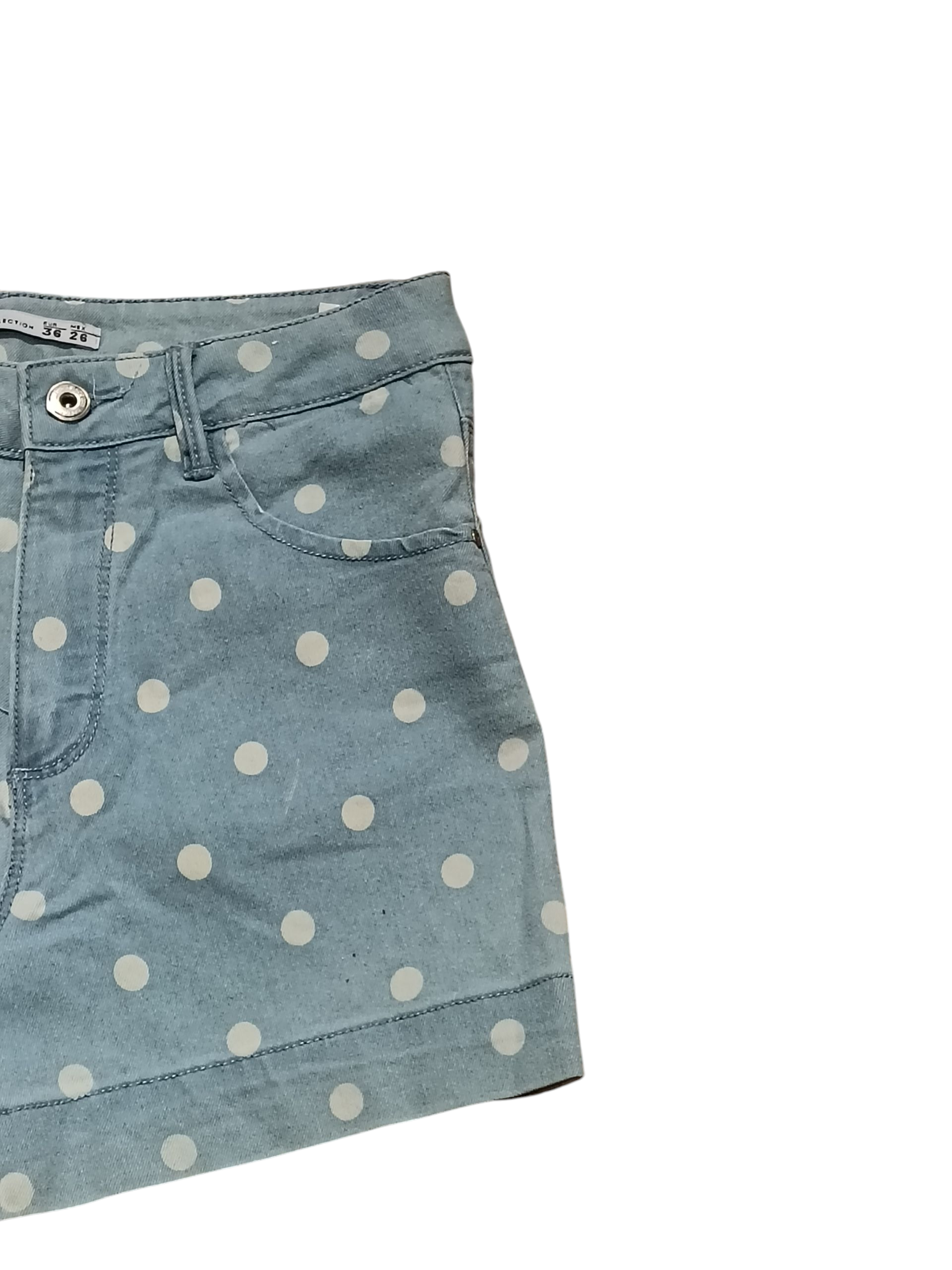 efties DENIM COLLECTION Women's jeans shorts are cyan