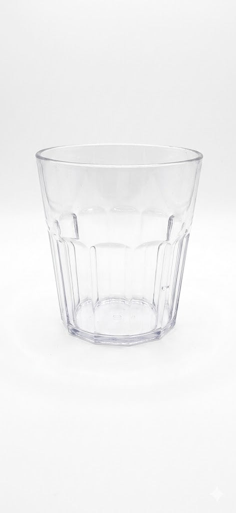 Durable White Transparent Plastic Drinking Cup