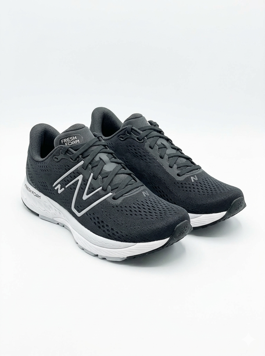 New Balance Men's Fresh Foam X Phantom/Black Metallic/White Mesh - W880K13