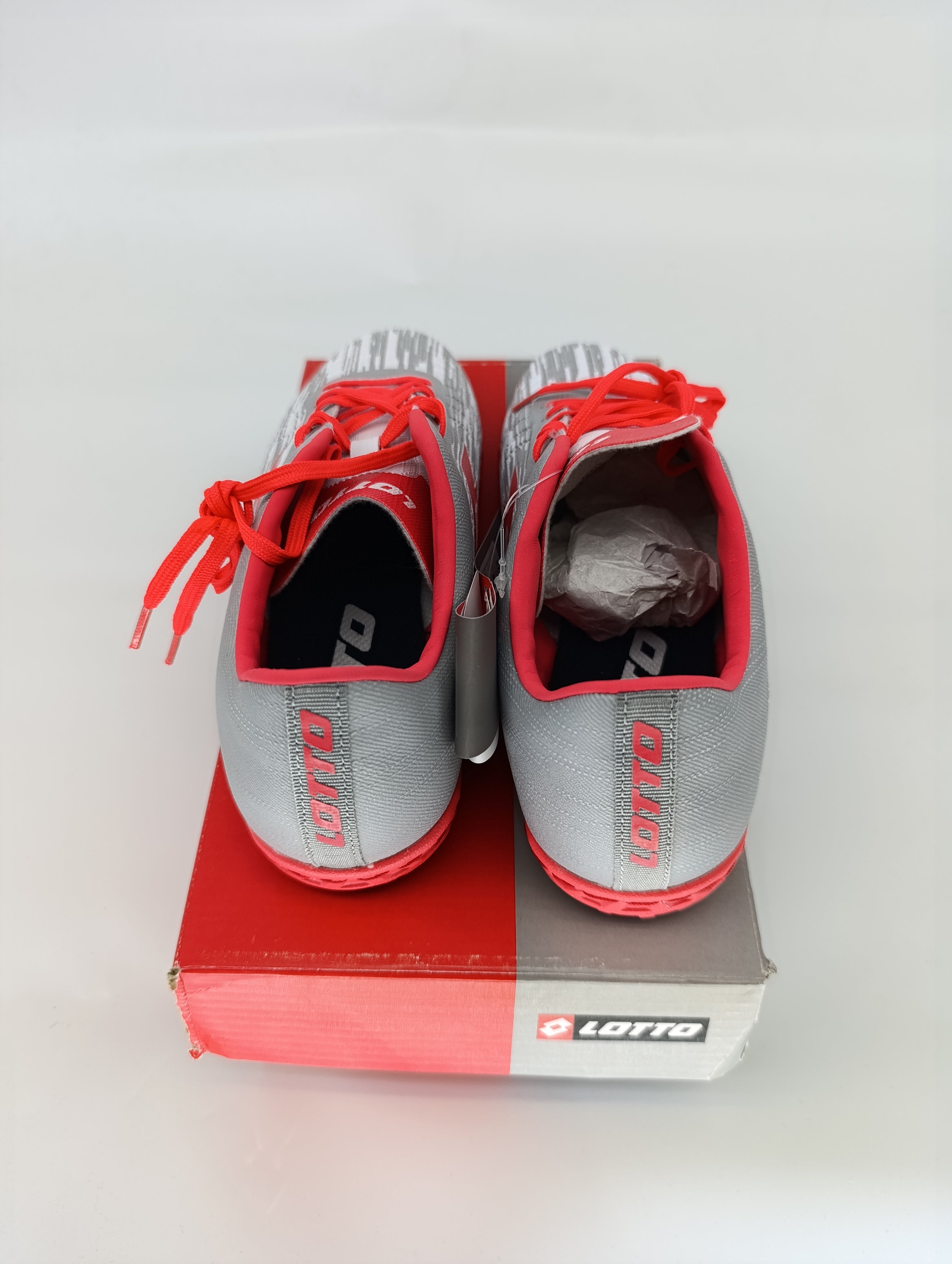 LOTTO 211642 / ALL WHITE - Red FLUO - V