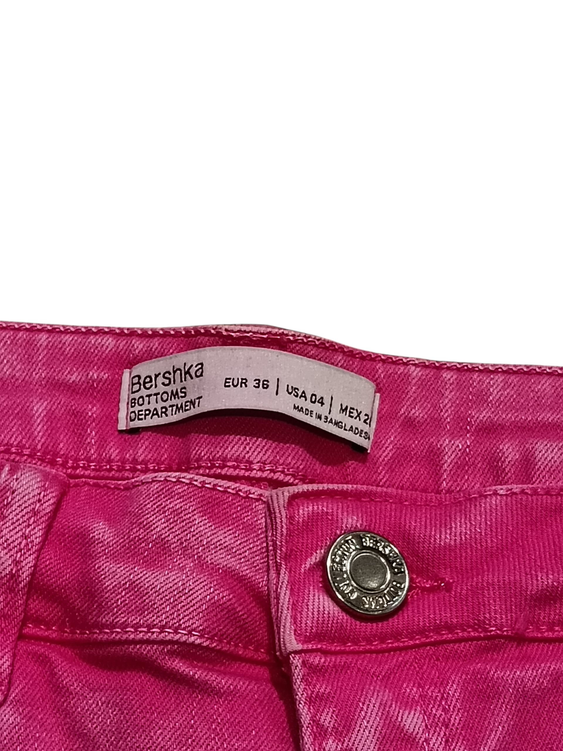 Bershka BOTTOMS DEPARTMENT LOW RISE Color: Pink
