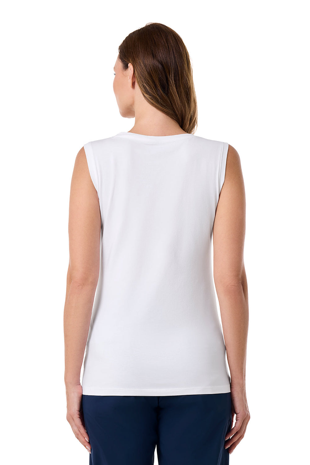 Coolibar Zno Basic Tank White
