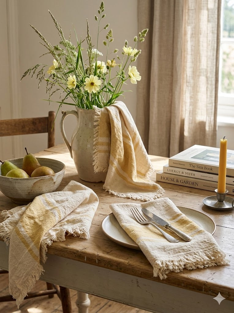 House & Garden Decorative Woven Cloth
