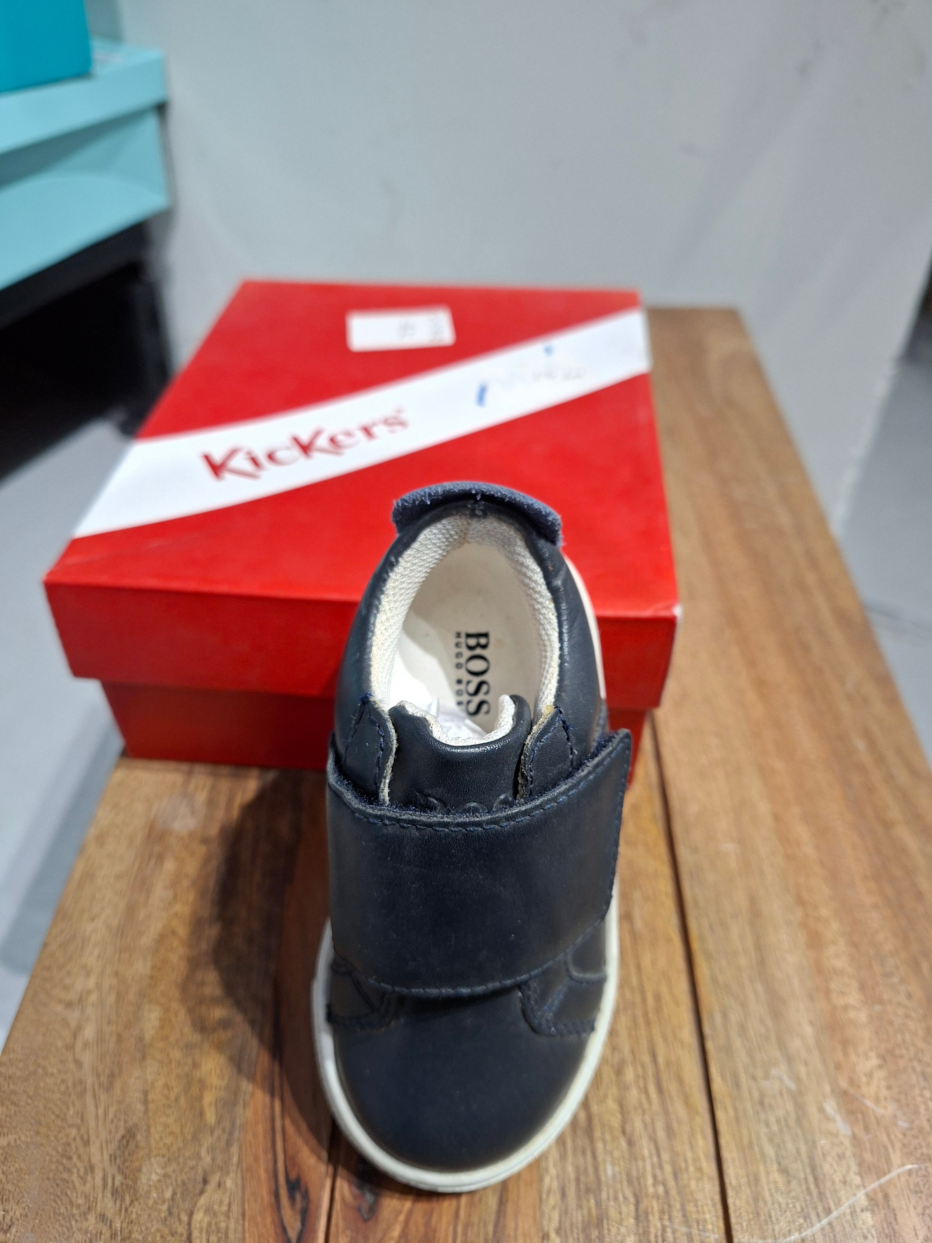 Hugo Boss kids strap shoes