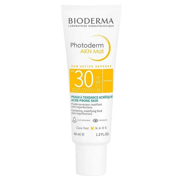 Bioderma Photoderm AKN Mat SPF30 Mattifying Fluid Sunscreen For Face 40ml