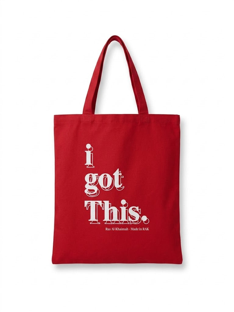 Gloo Printed Fold Up Shoulder Bag Red