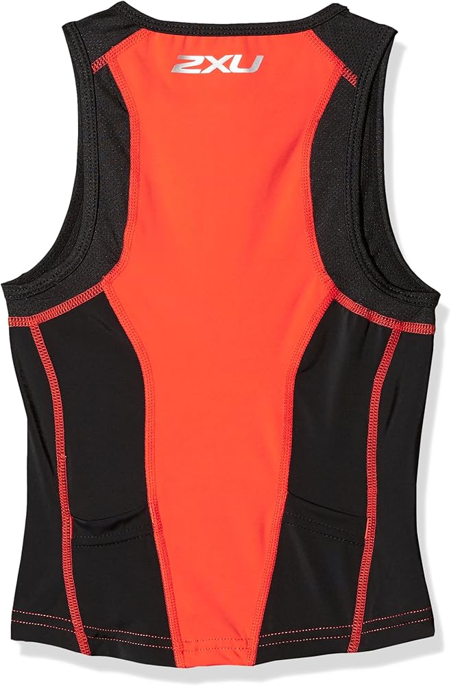 2XU Unisex Kids Active Youth Tri Singlet Triathlon Top