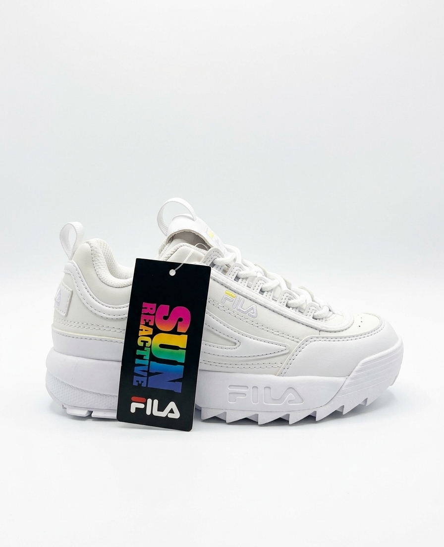 FILA Disruptor II Sun Reactive 'White' Kid's Shoes - (3XM01583-139)