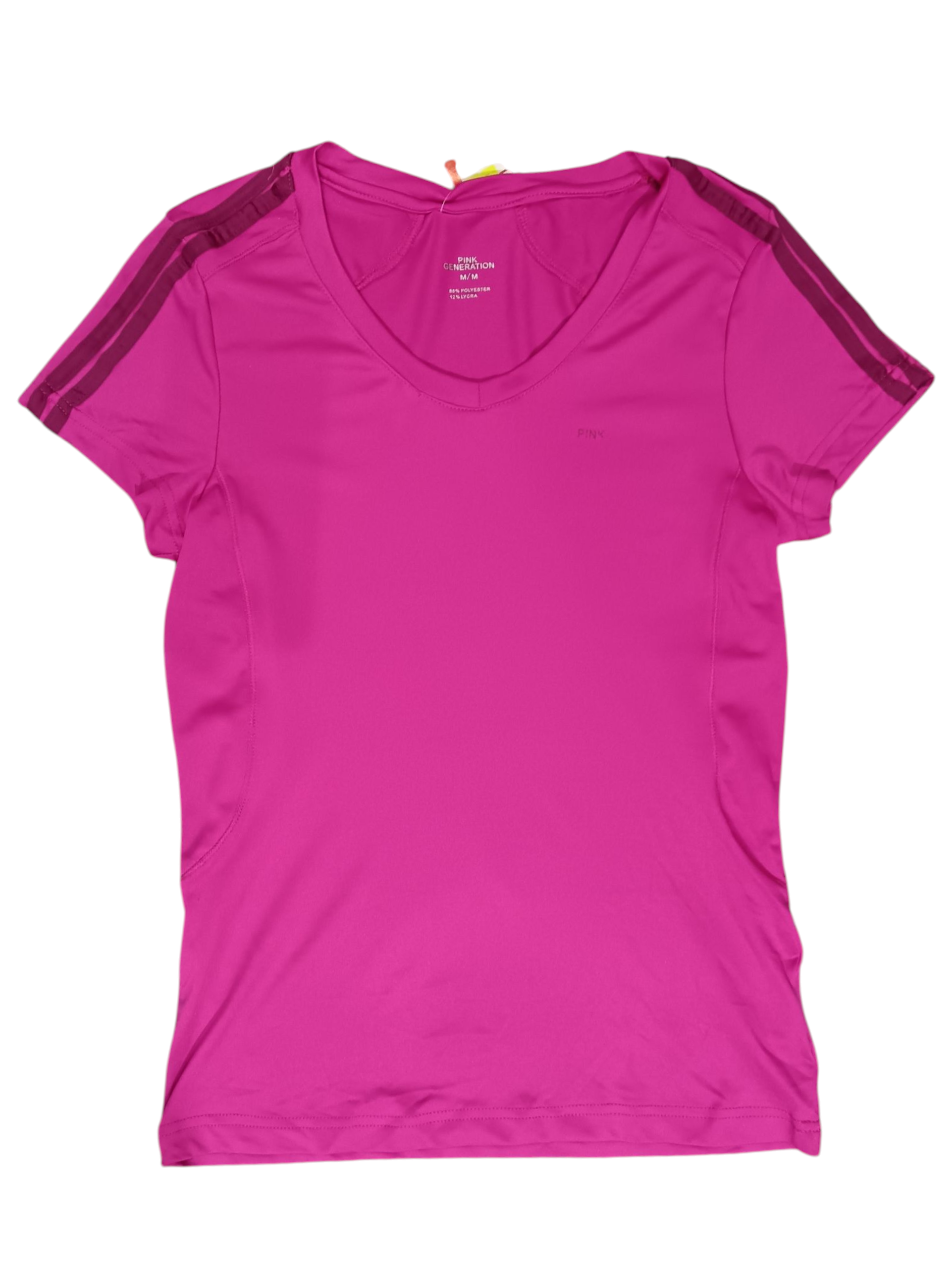 PINK GENERATION Sporty half sleeve T-shirt purified color