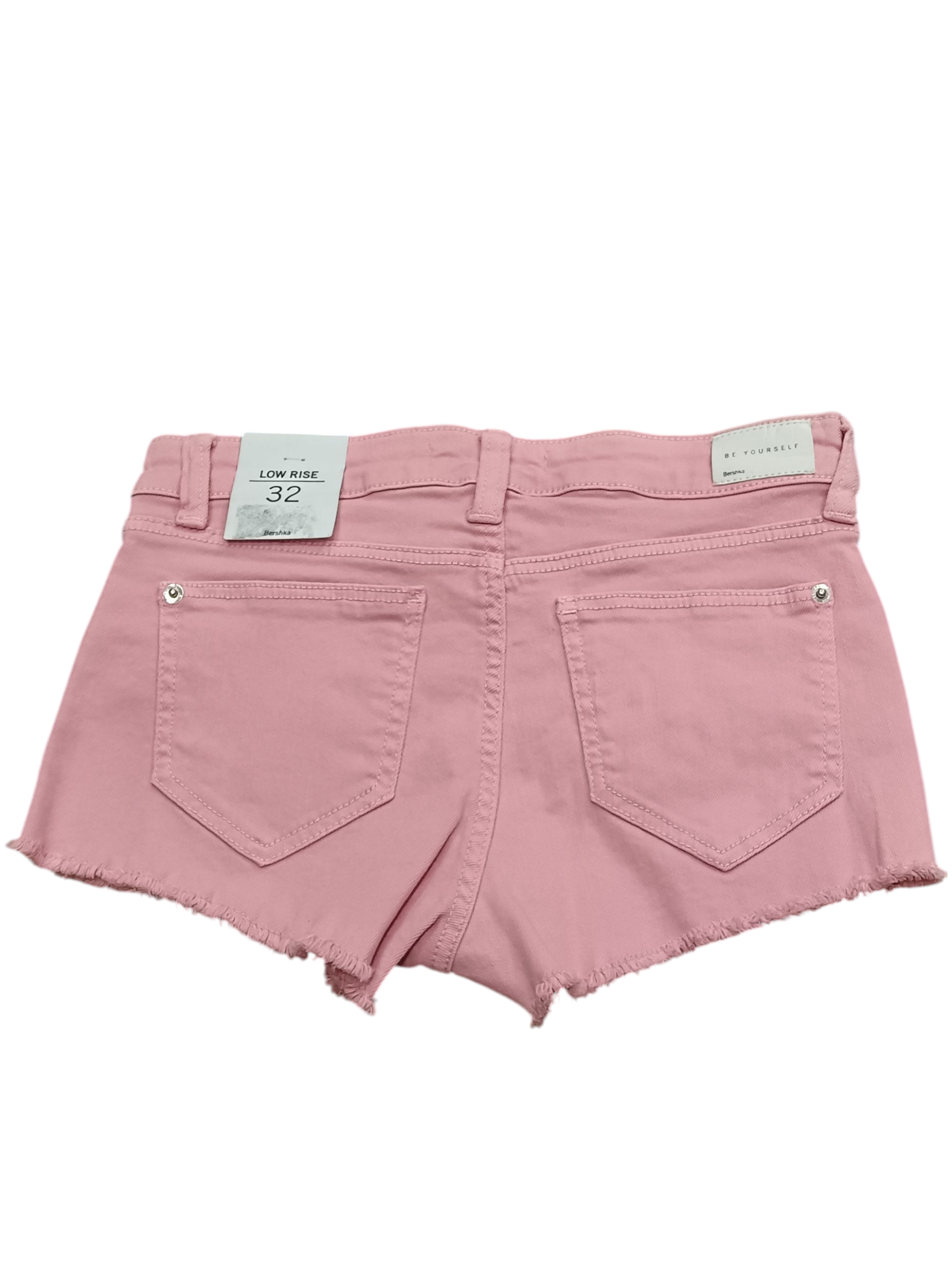 Bershka BOTTOMS DEPARTMENT Women's Jeans Shorts Pure Color