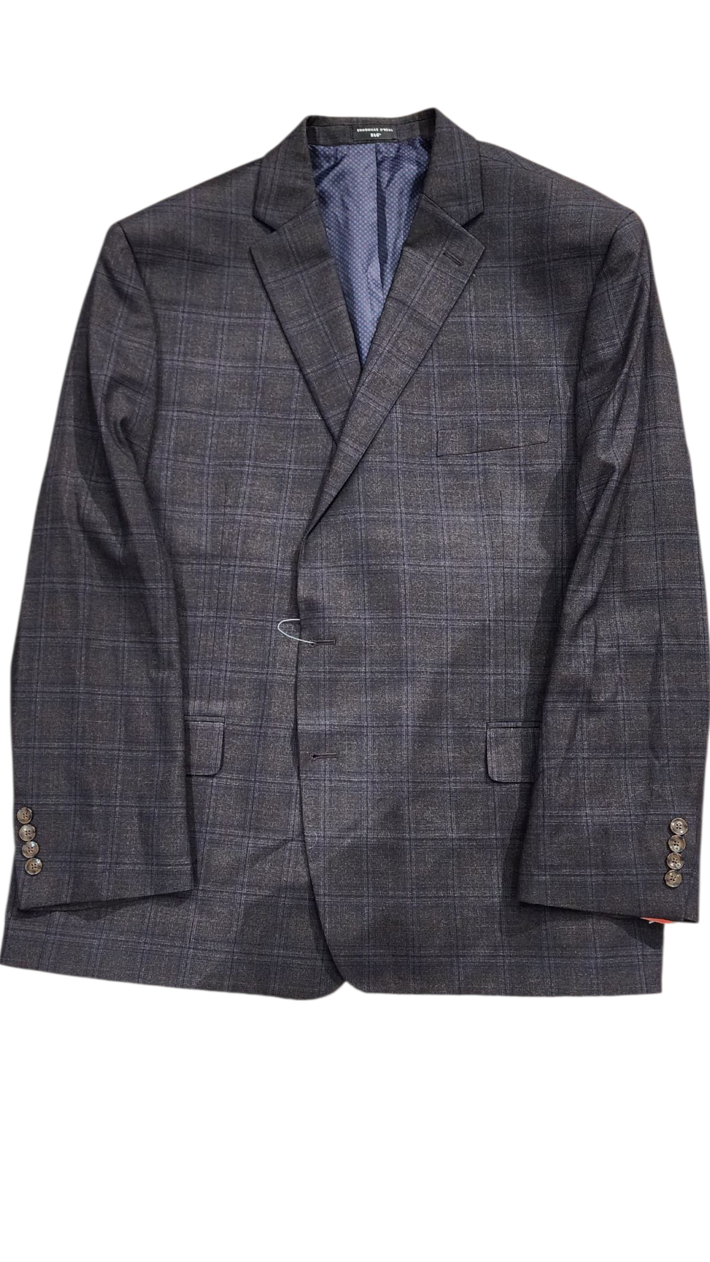 Shaquille O'Neal Brown Checkered Blazer Jacket