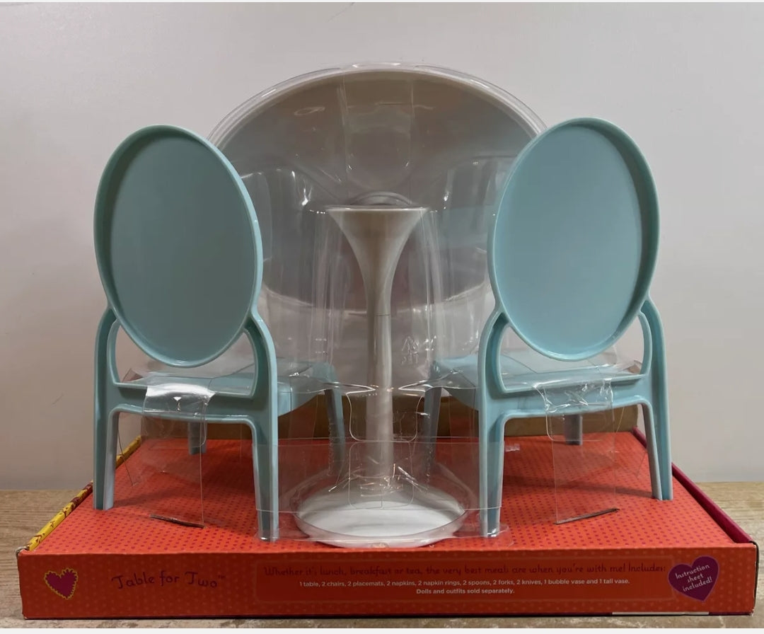 Our Generation Table For Two New in Box Fits 18” Dolls American Girl