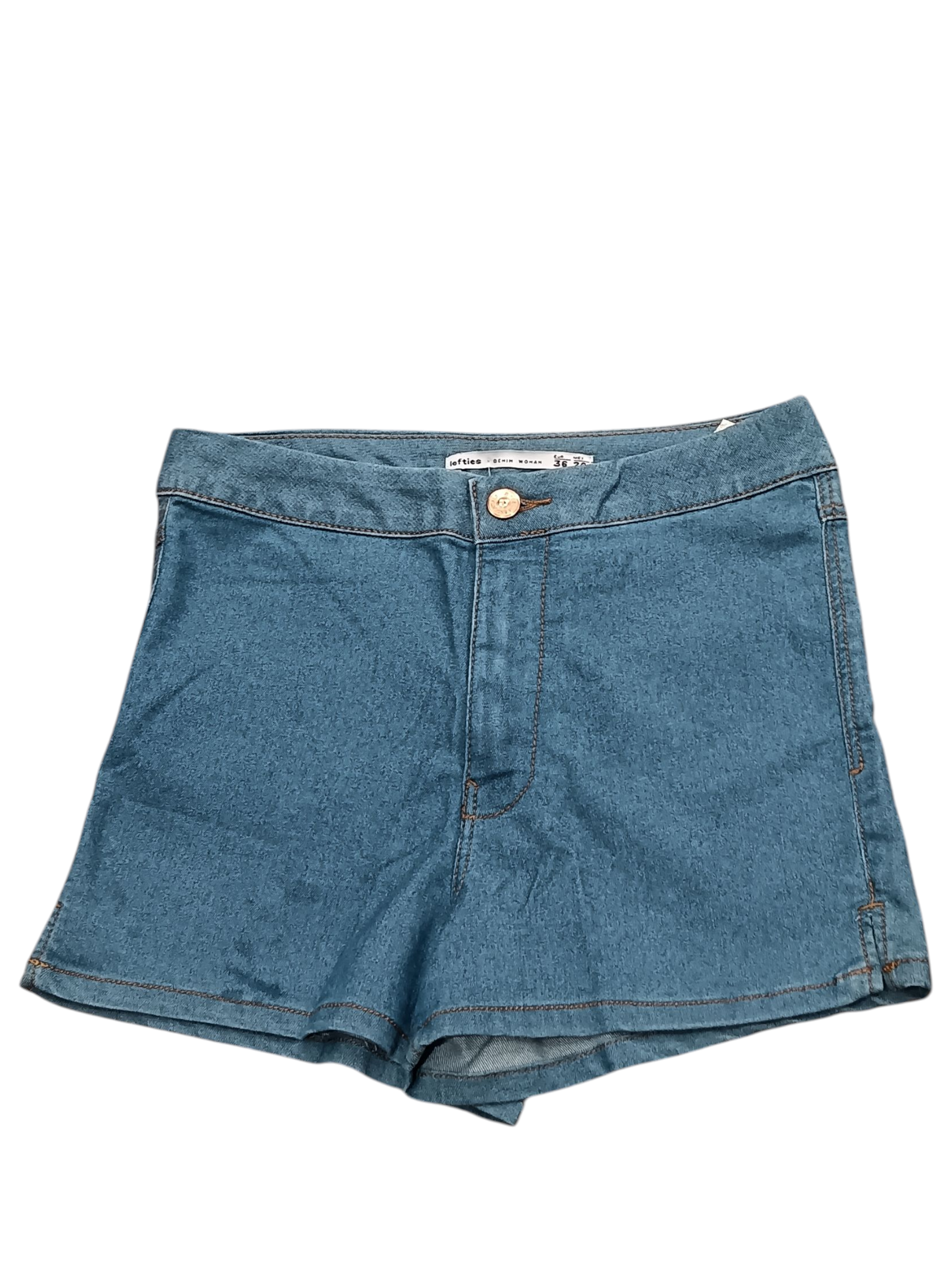 lefties denim woman Women's Jeans Shorts Blue