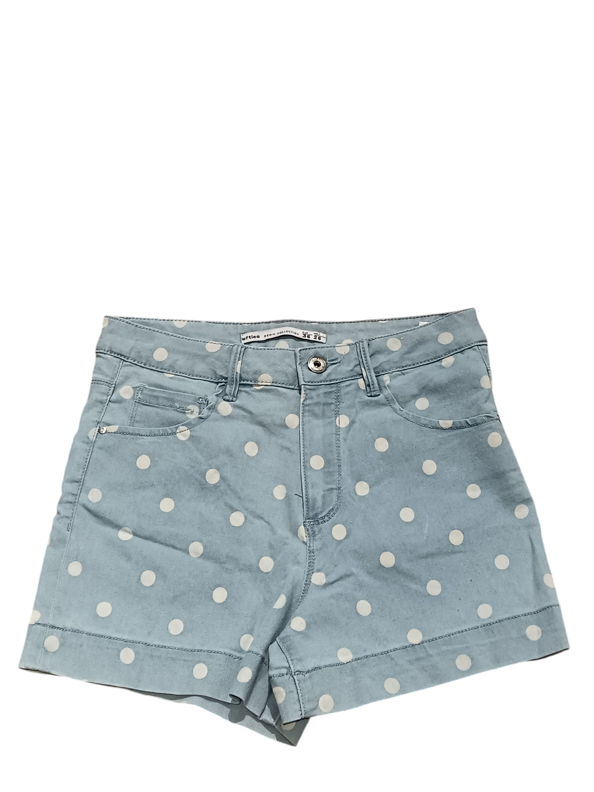 efties DENIM COLLECTION Women's jeans shorts are cyan