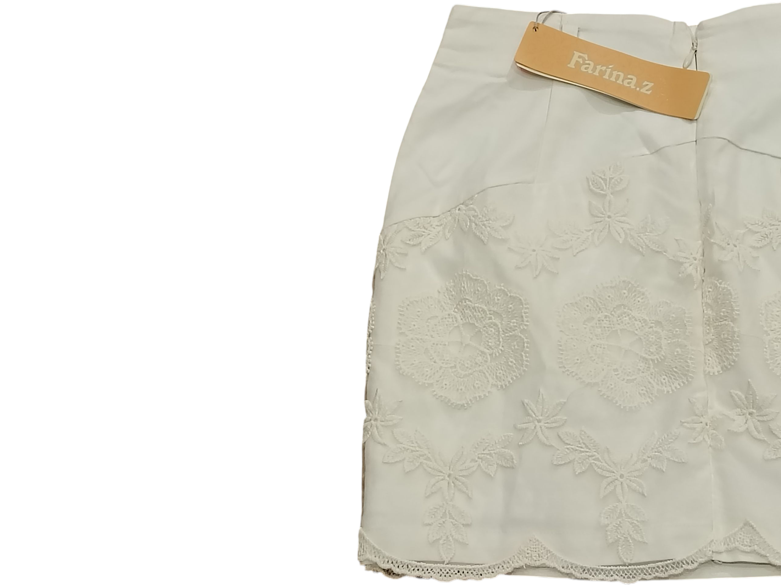 Farina.z Women's skirt in white