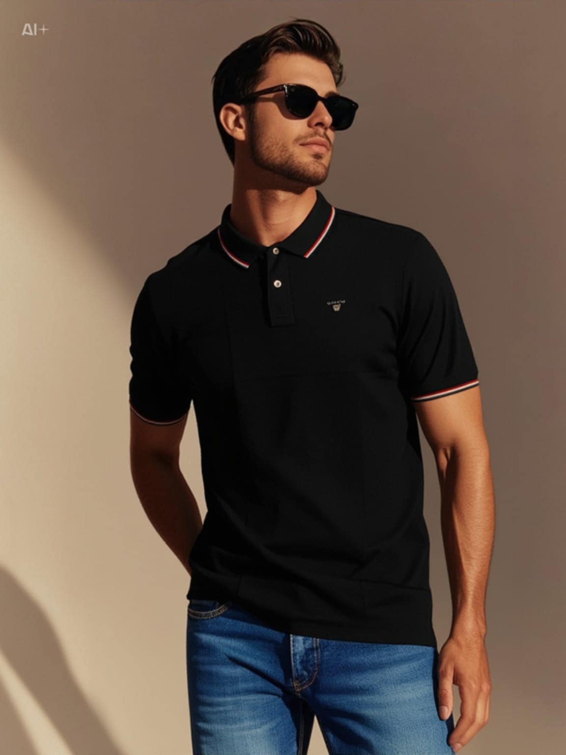 Gant men t-shirt Black