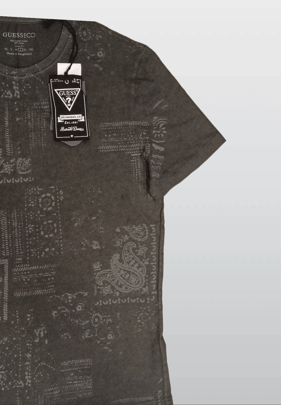 GUESS ECO T-SHIRT GRAY A33