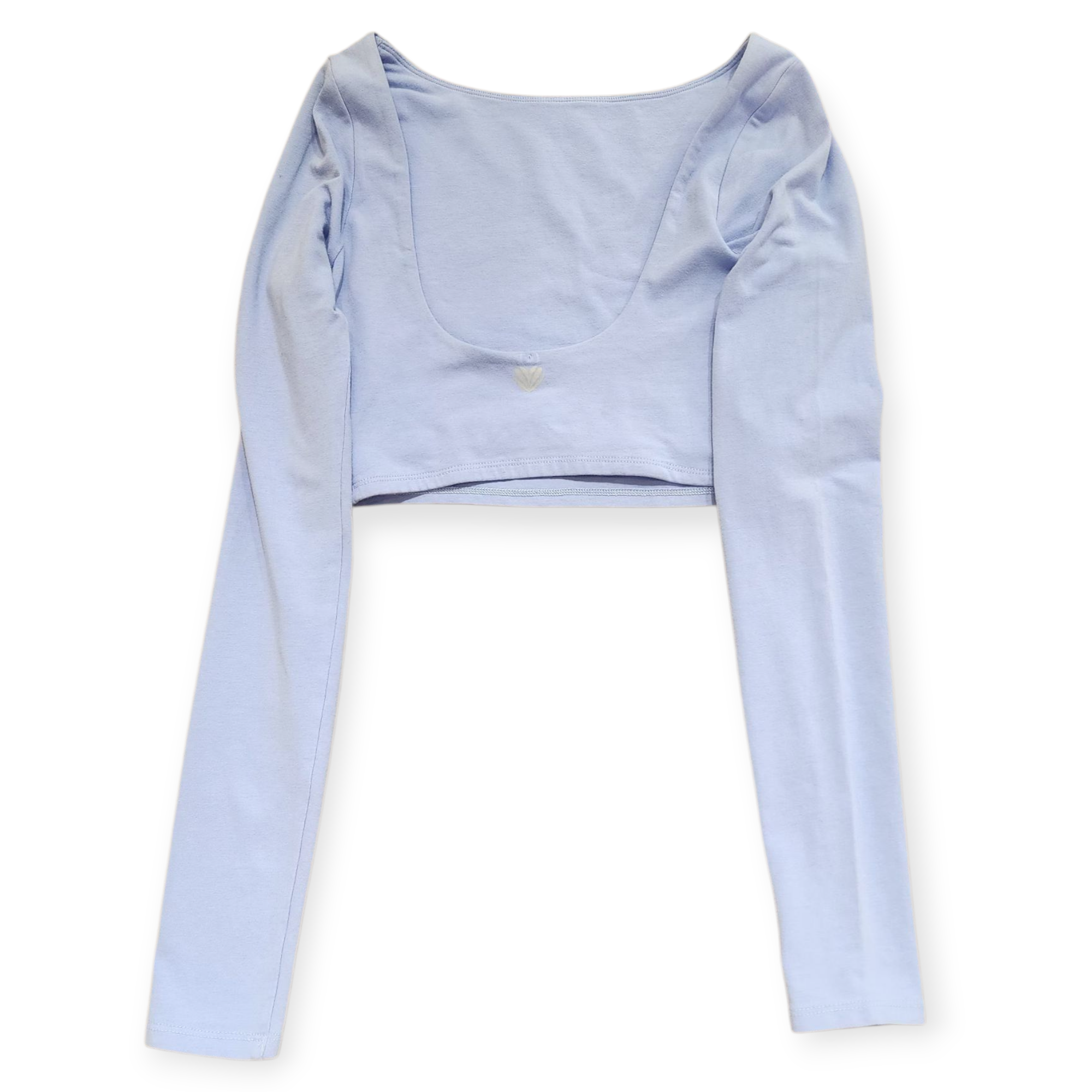 FOREVER 21 Dusty Blue Women's Croptop