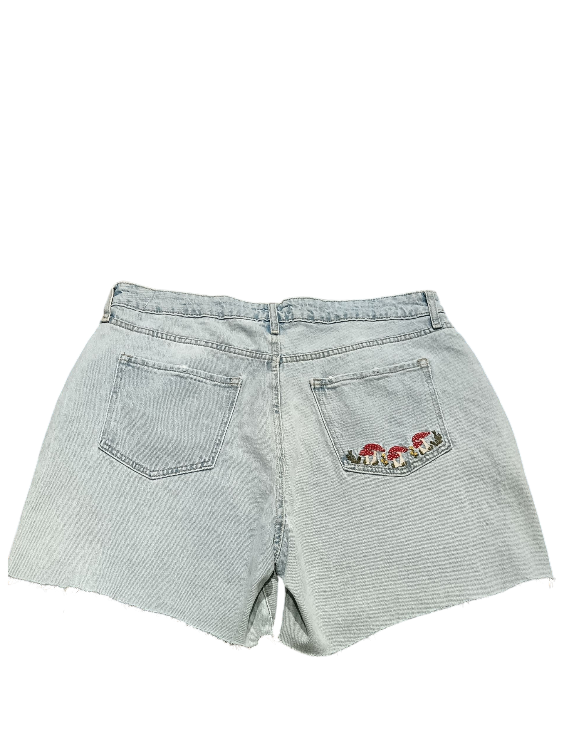 FOREVER21+ Women's Jeans Shorts Light cyan