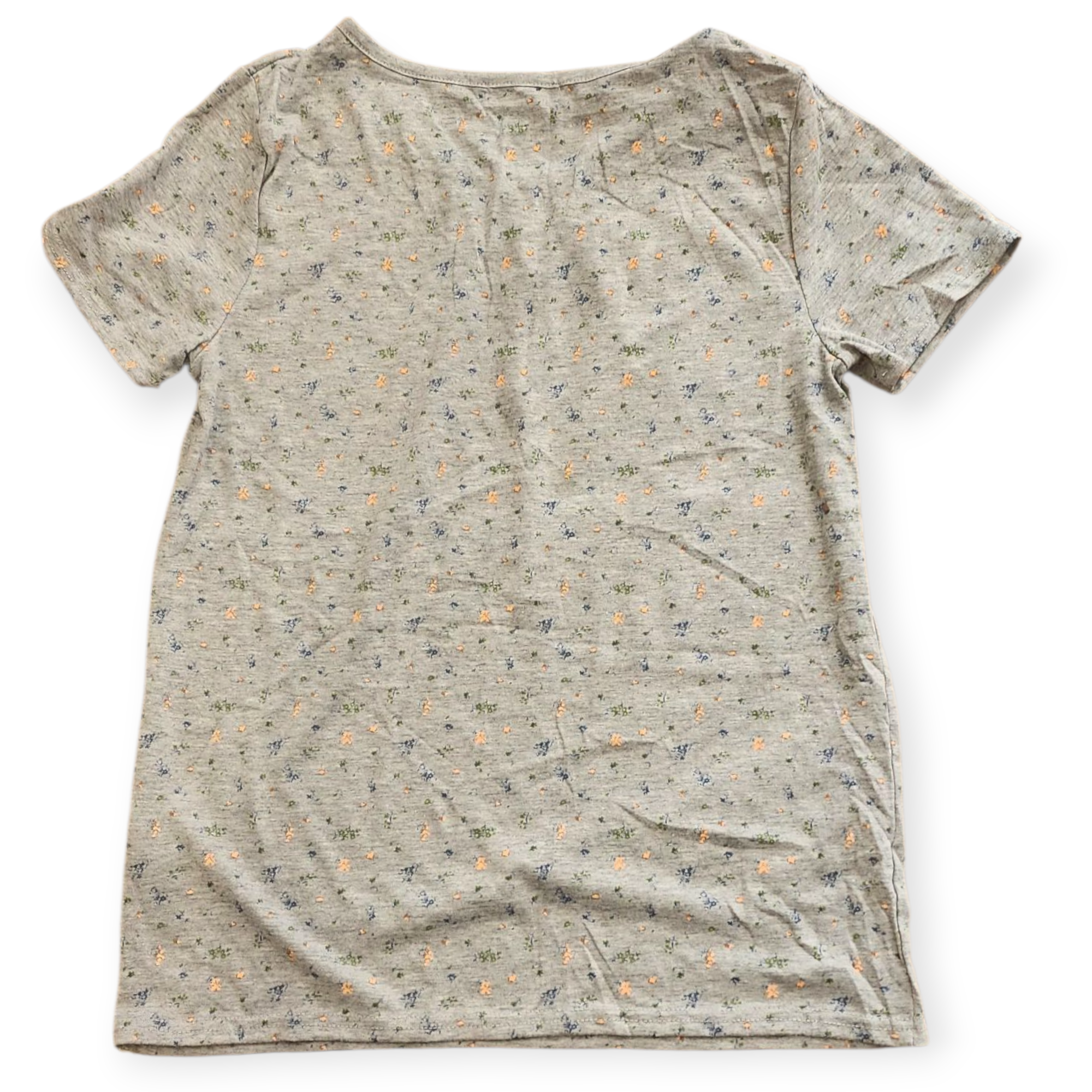 ANNA ALICE Grey Printed Night Time Women's Top