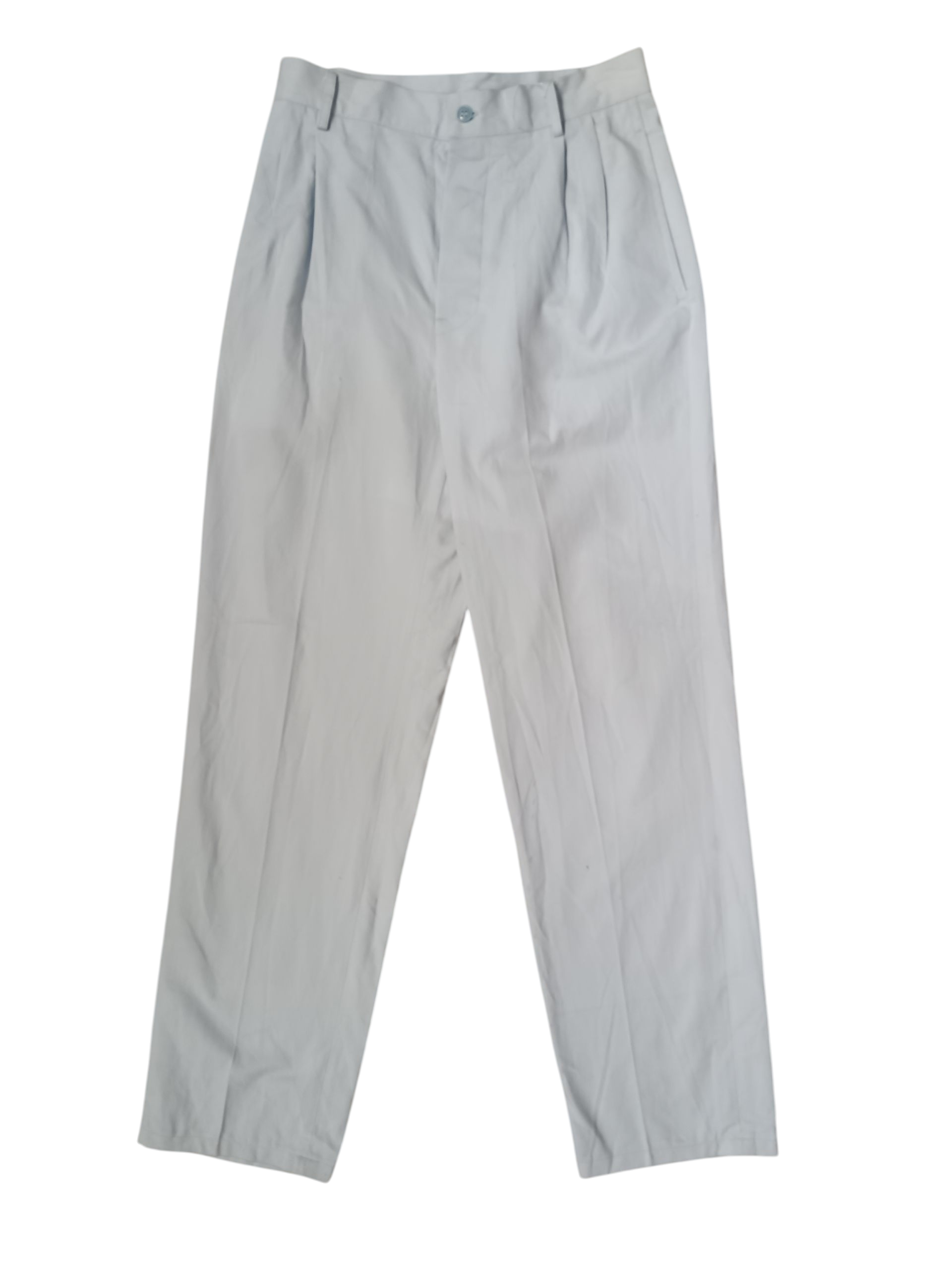 light blue trousers