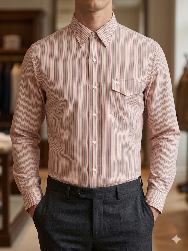 Polo Ralph Lauren Button-Down Longsleeve - Purple Pastel Color