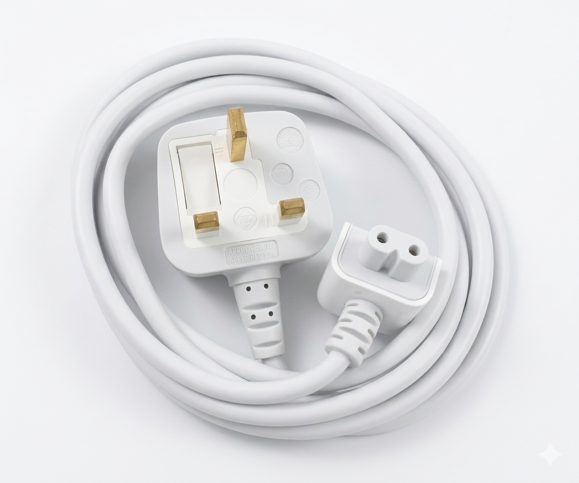 Volex AC Power Cord Lead for Mac - (026117-00) 175cm for apple mac