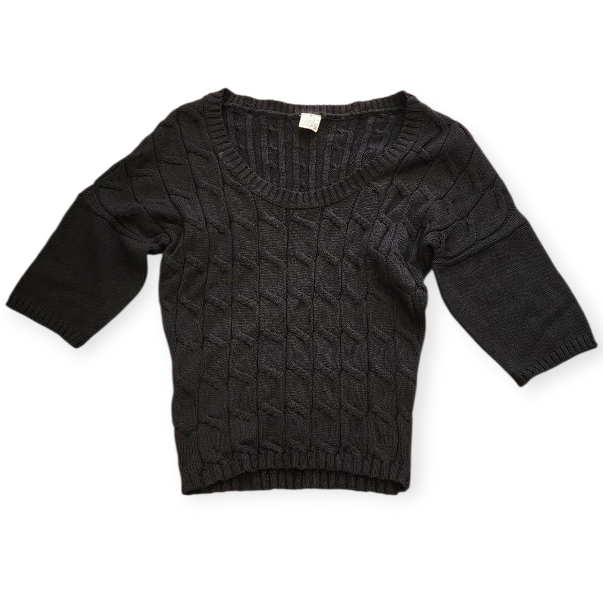 Women's Black Knitted Top