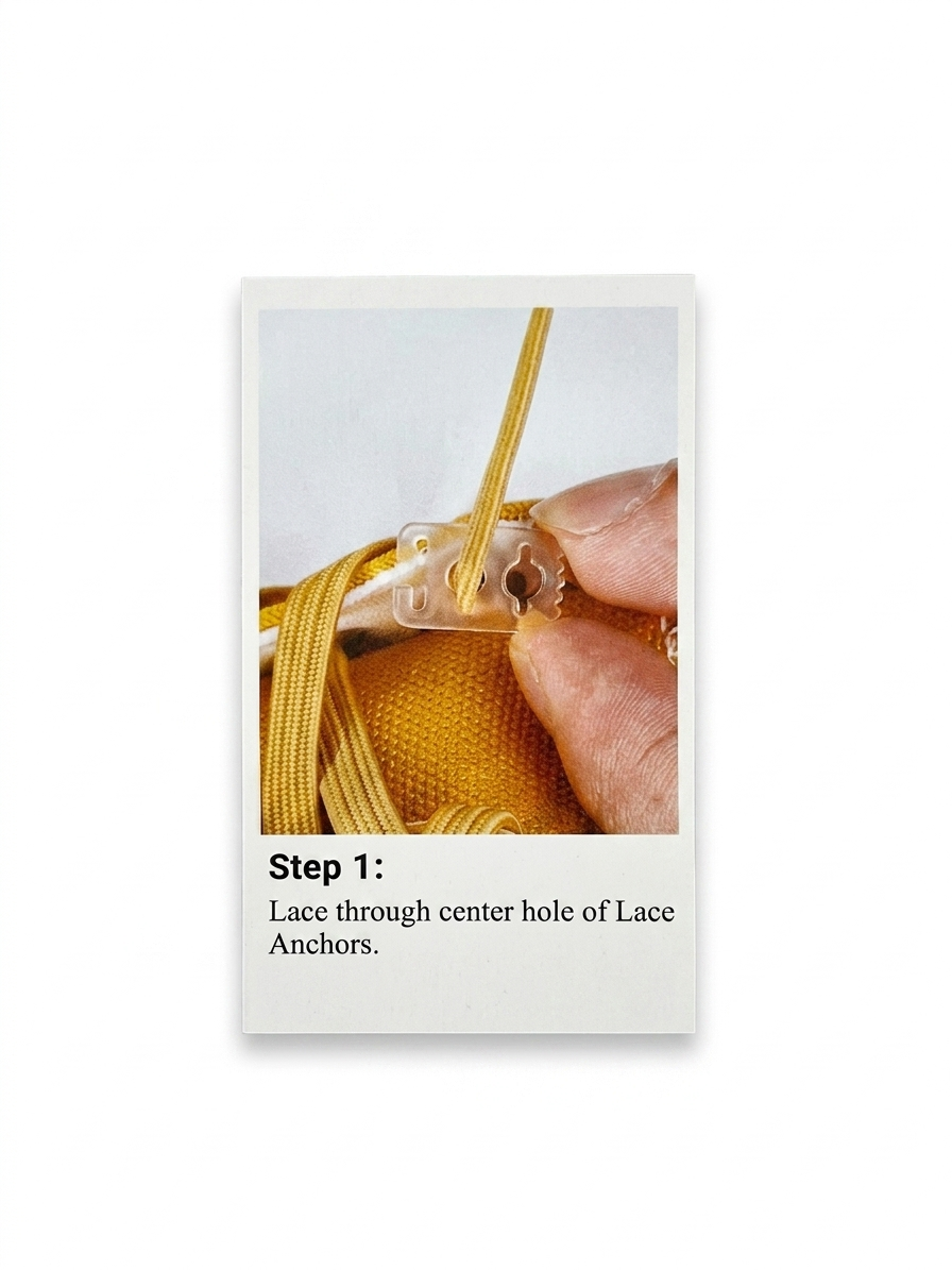 Grey Shoelaces with Lace Anchors - No Tie Tieless Shoelaces