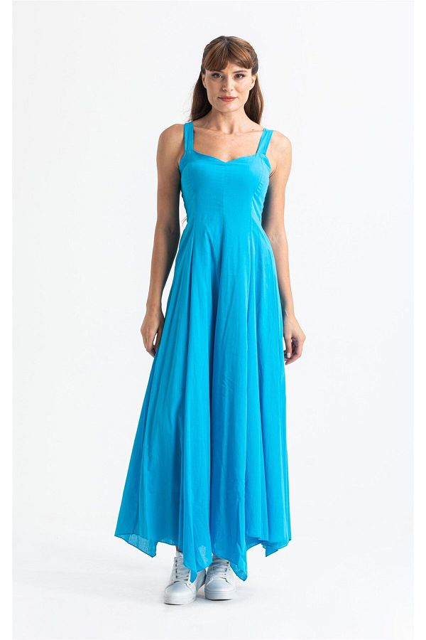 Just nature turquoise summer dress
