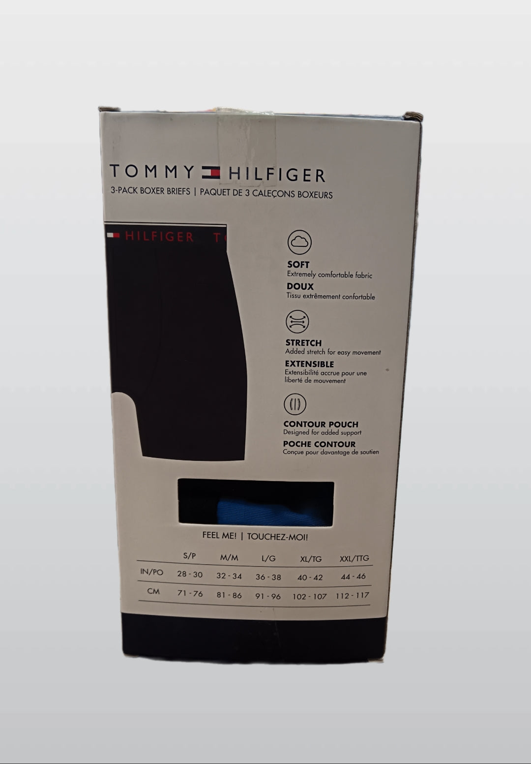 TOMMY HILFIGER 3-PACK BOXER LUXE STRETCH NAVY M16