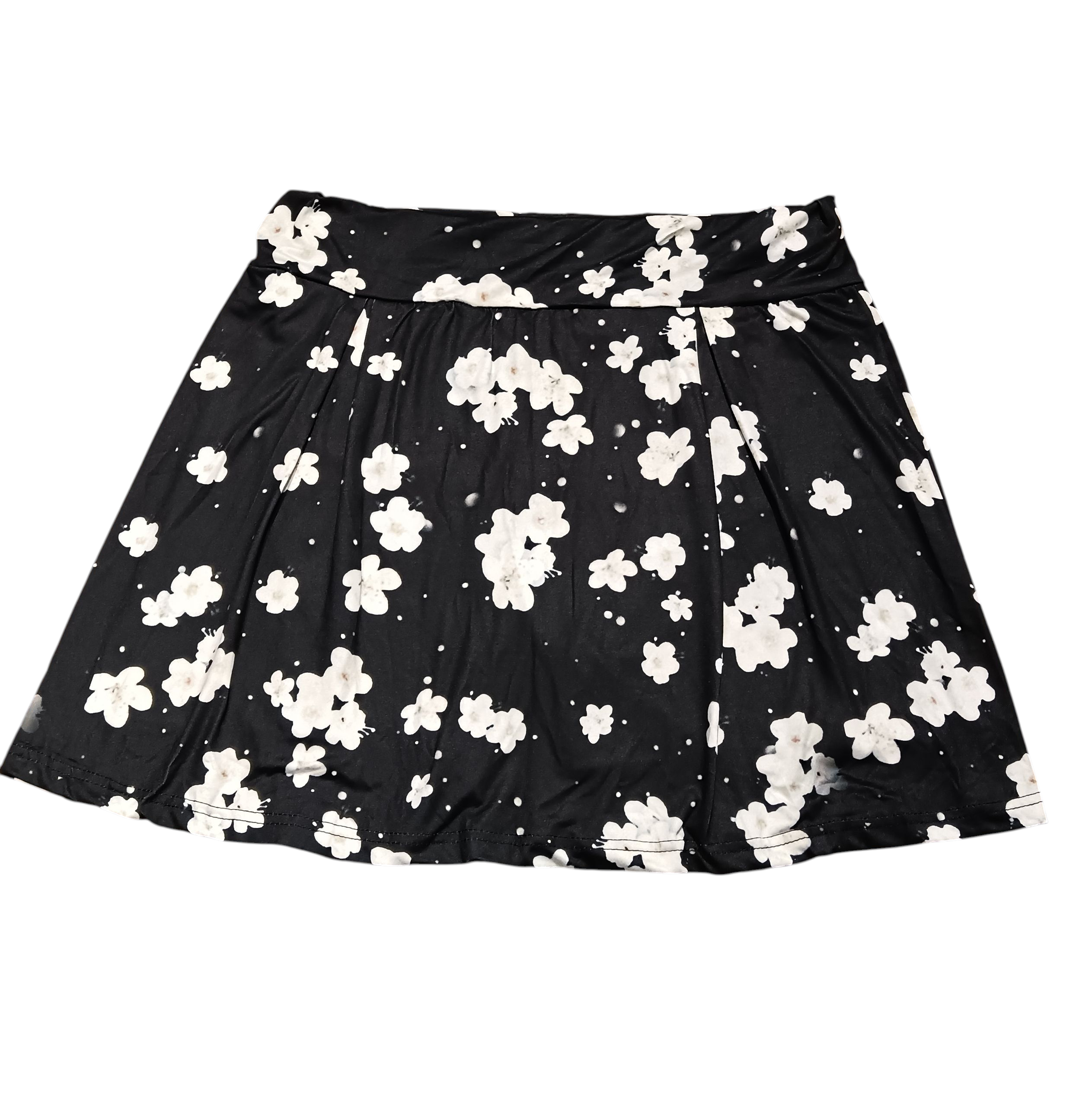 bulletgxll Tropical Leaves women's High waisted swim skirt