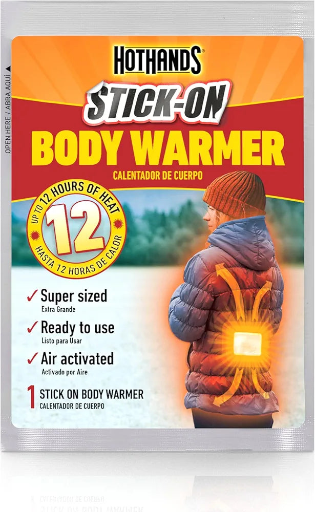 HotHands 12 Hour Adhesive Body Warmers - Individual Warmer