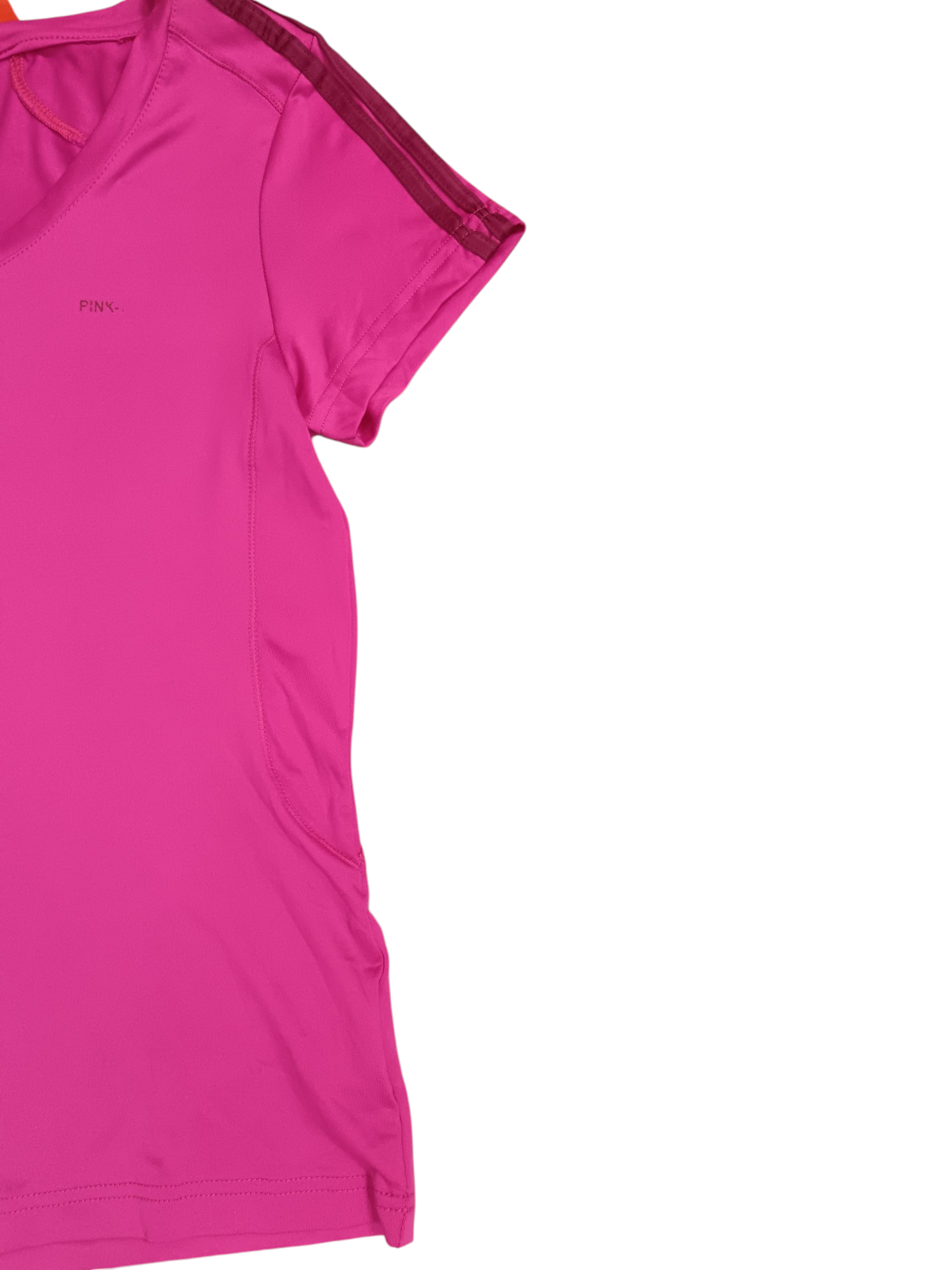 PINK GENERATION Sporty half sleeve T-shirt purified color