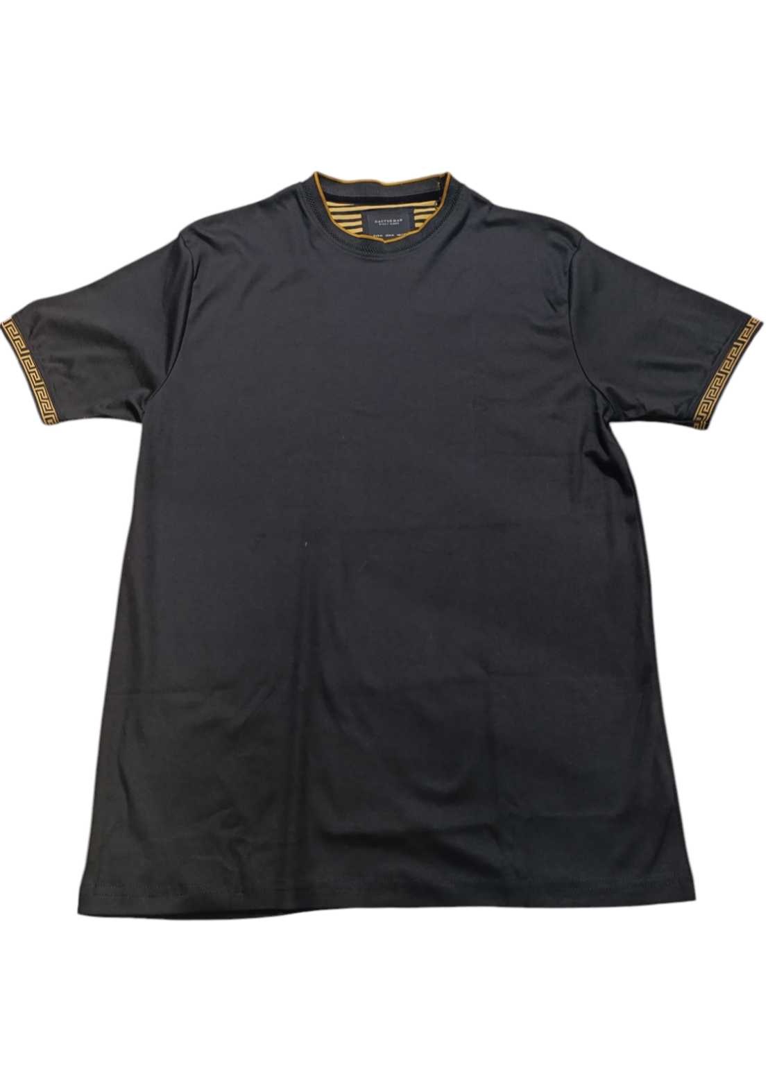 Man Ricky Singh Men’s Black Round Neck Half-Sleeve T-Shirt