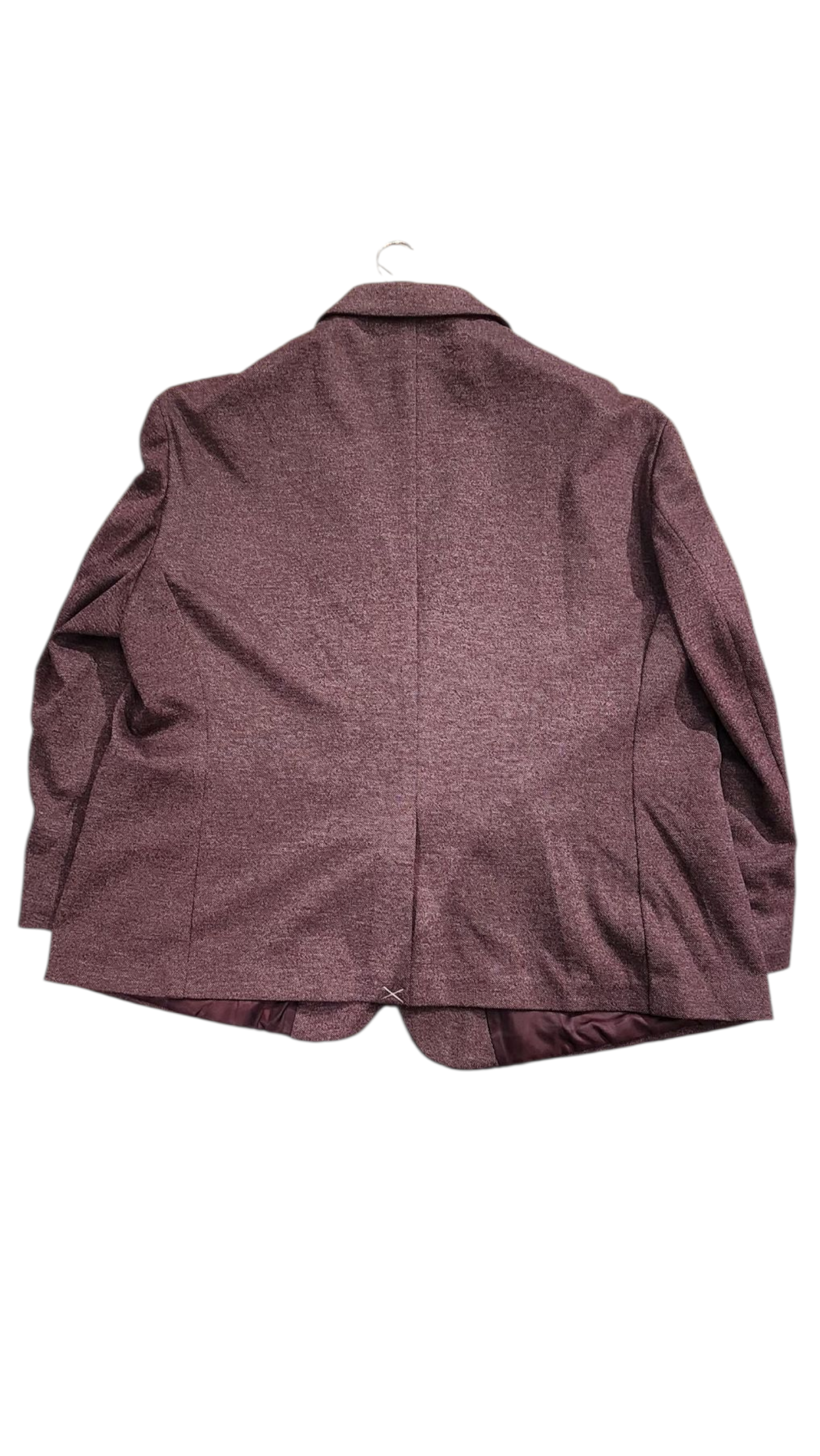 Big&Tall Burgandy Blazer Jacket