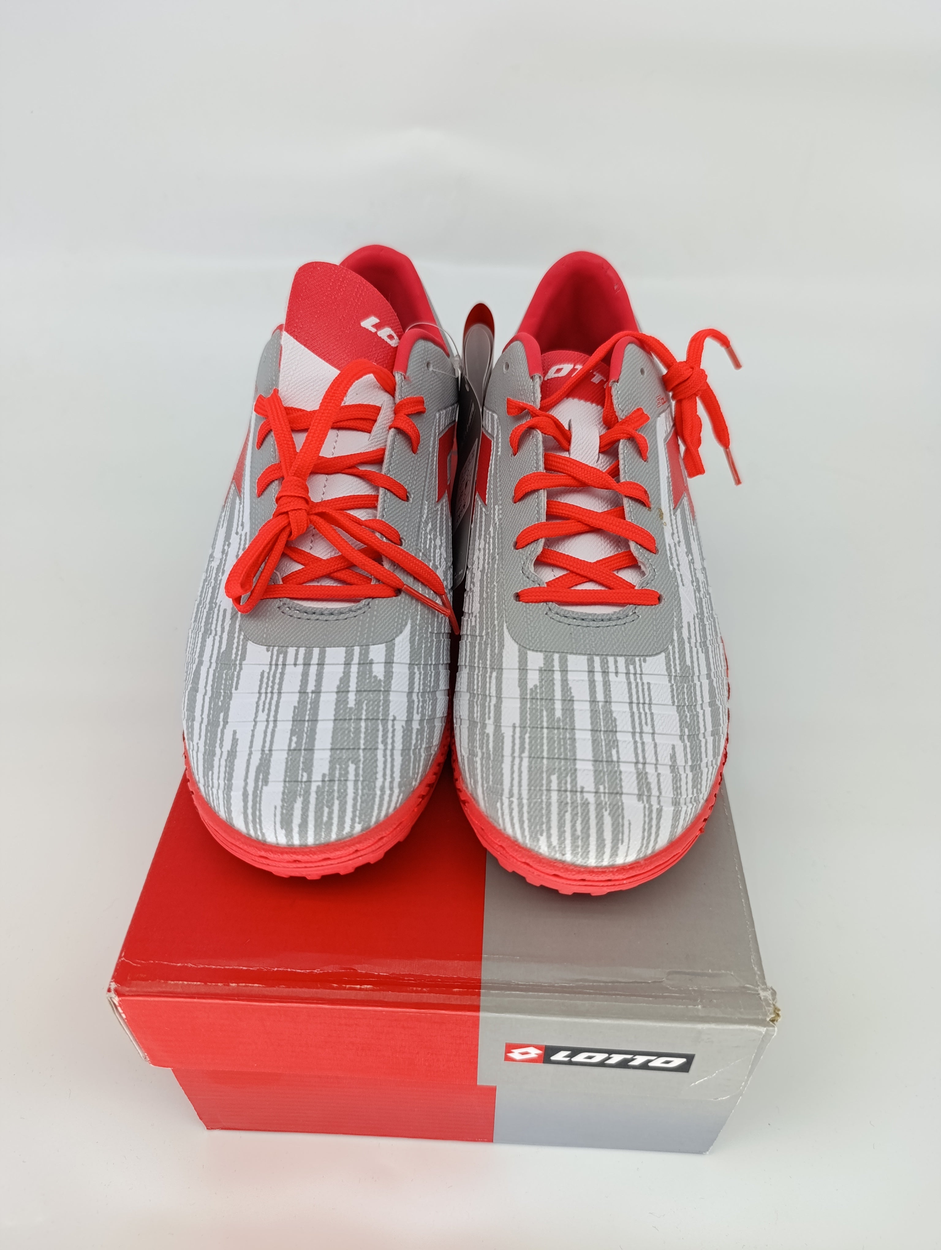 LOTTO 211642 / ALL WHITE - Red FLUO - V
