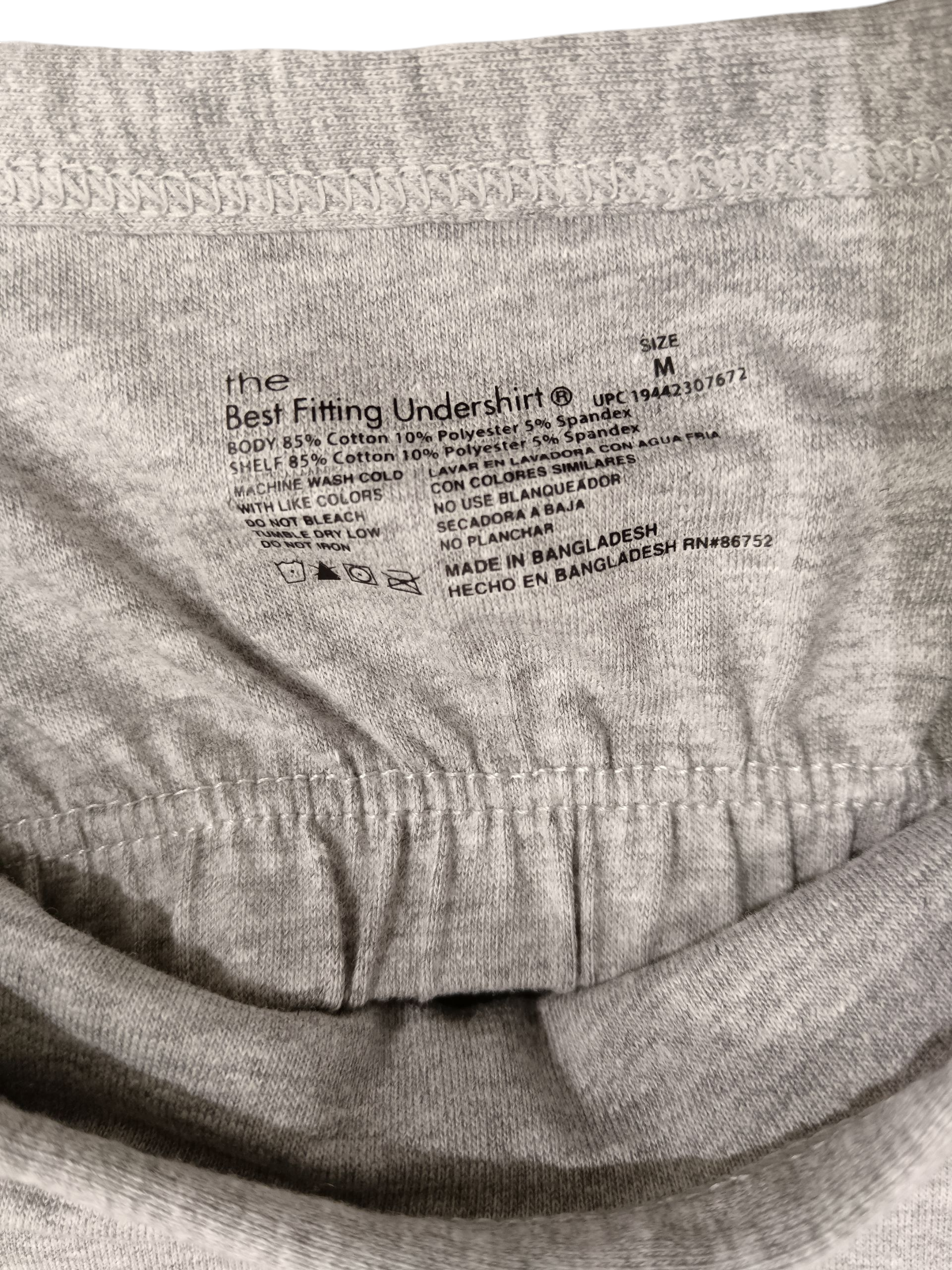 Undershirt Color: Silver