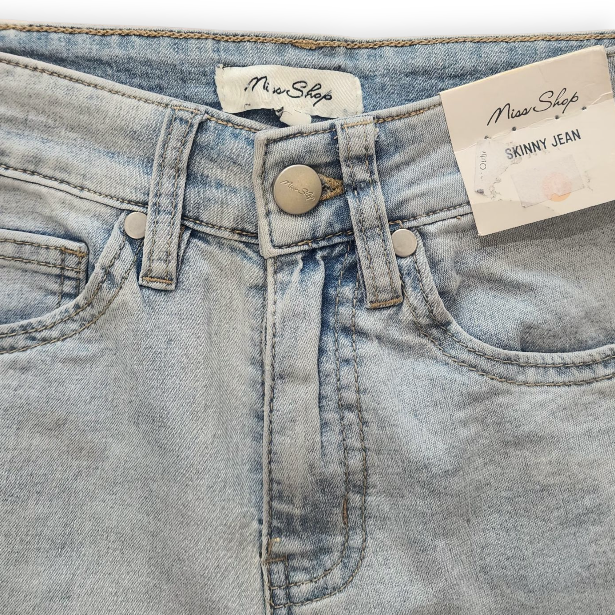 MISS SHOP WOMEN'S LIGHT BLUE JEANS