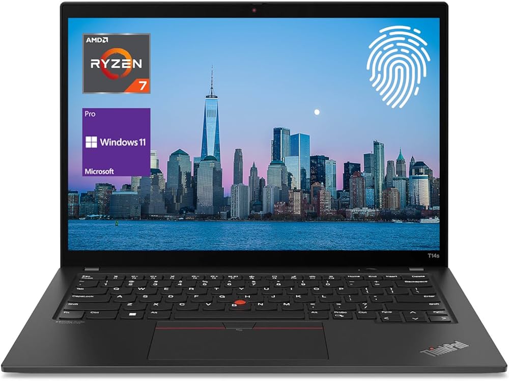 Laptop Lenovo T14S Ryzen7 8RAM 256GB SSD "14inch" used