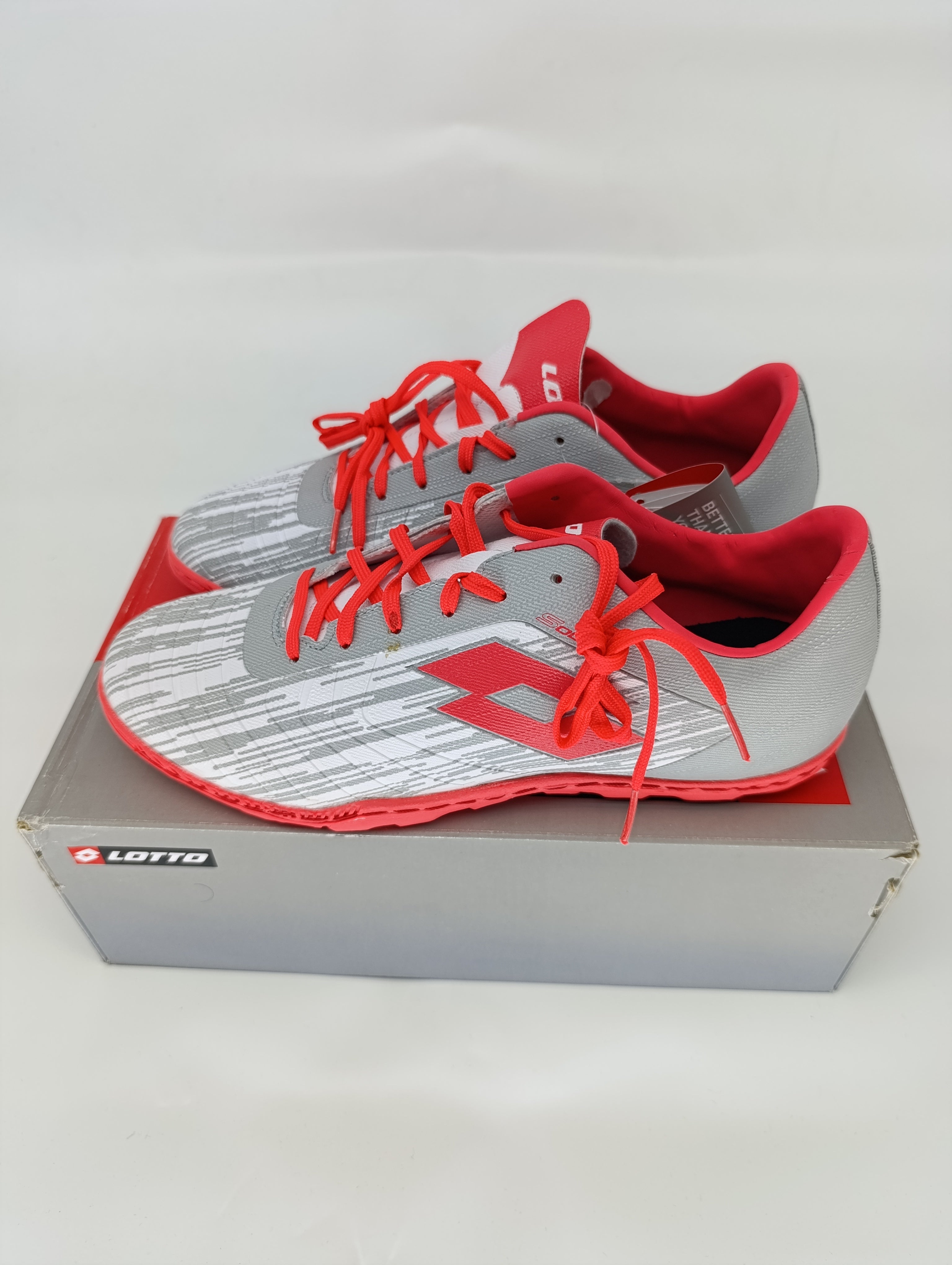 LOTTO 211642 / ALL WHITE - Red FLUO - V