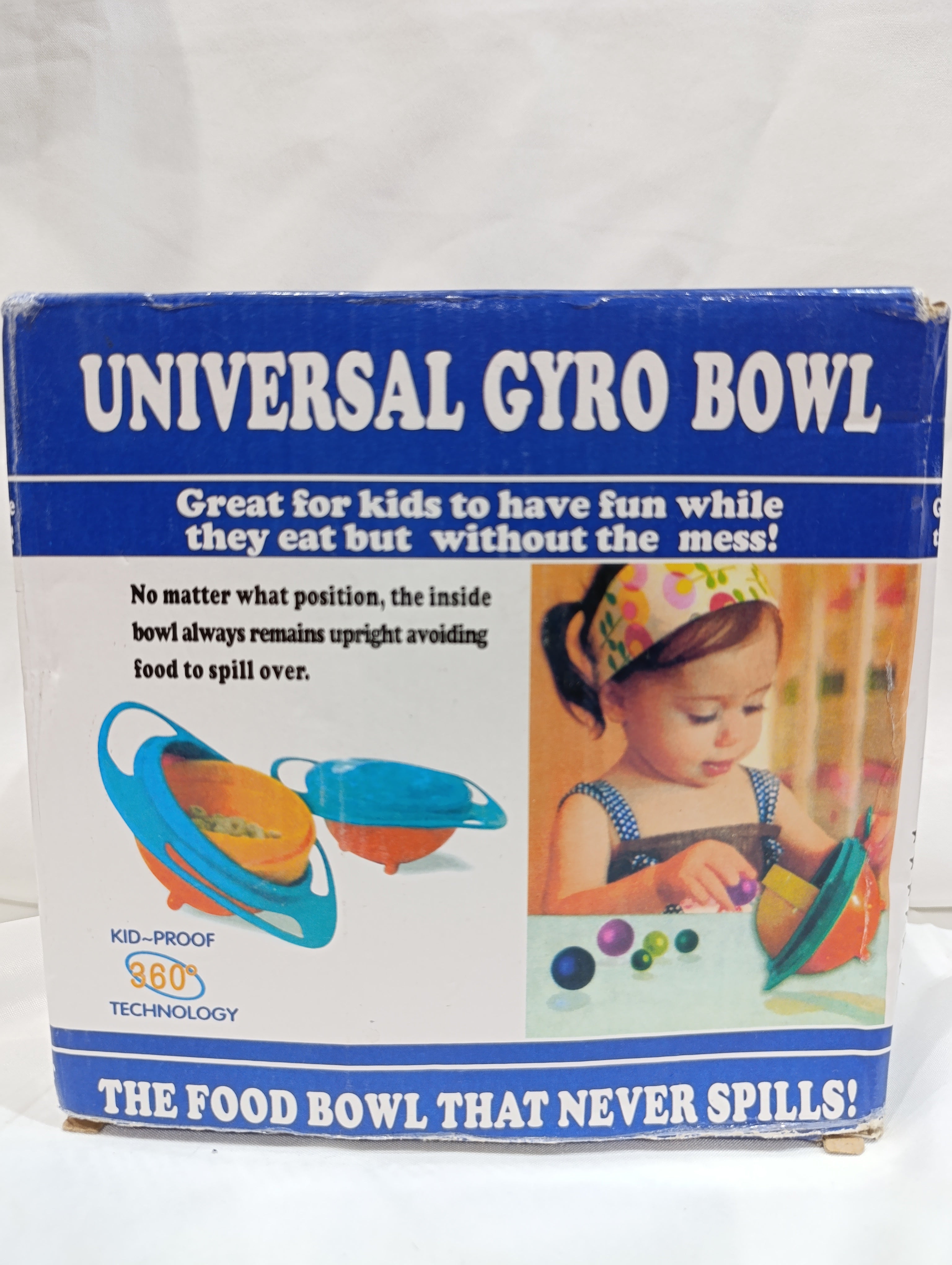 OUTAD Spill-Proof Gyro Bowl