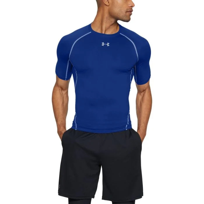 Compression T-shirt HG Armour SS Blue - Under Armour