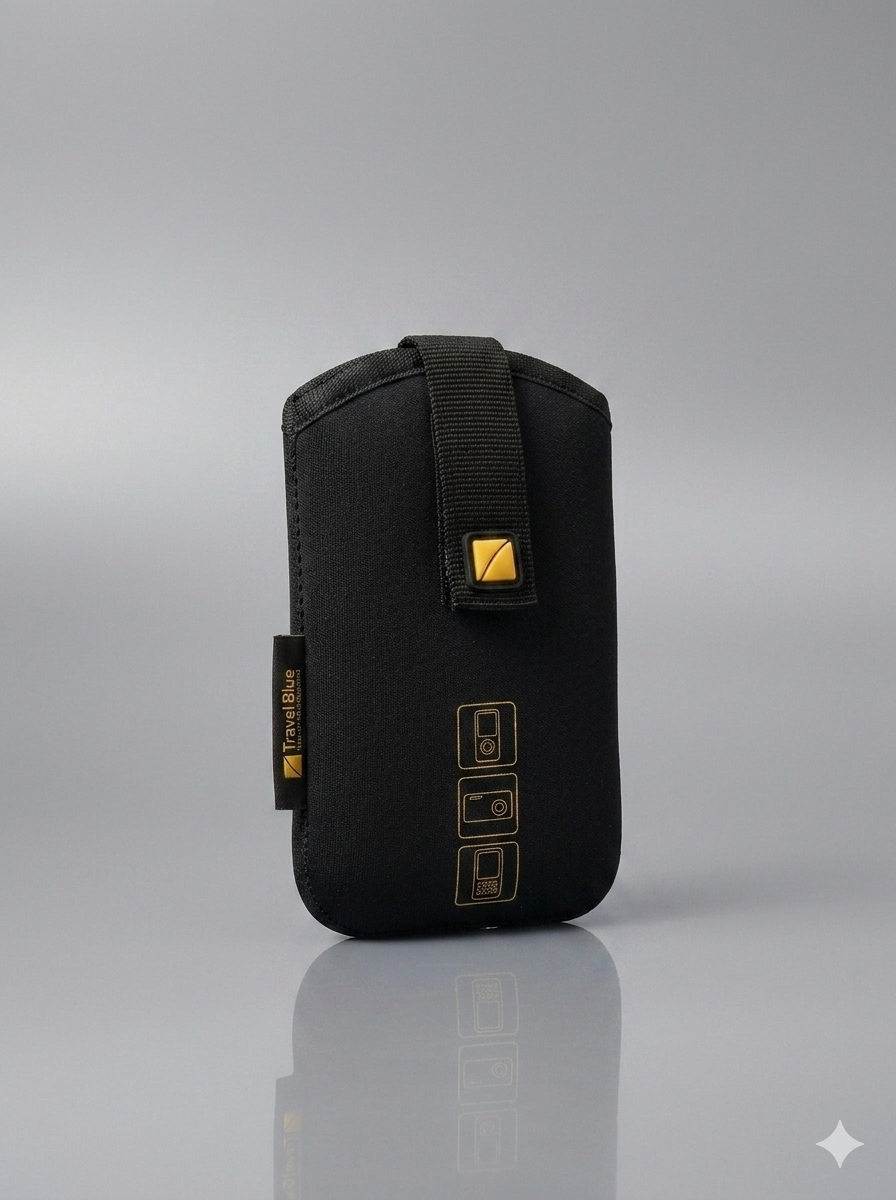 Travel Blue Mobile Pod Phone Case Black