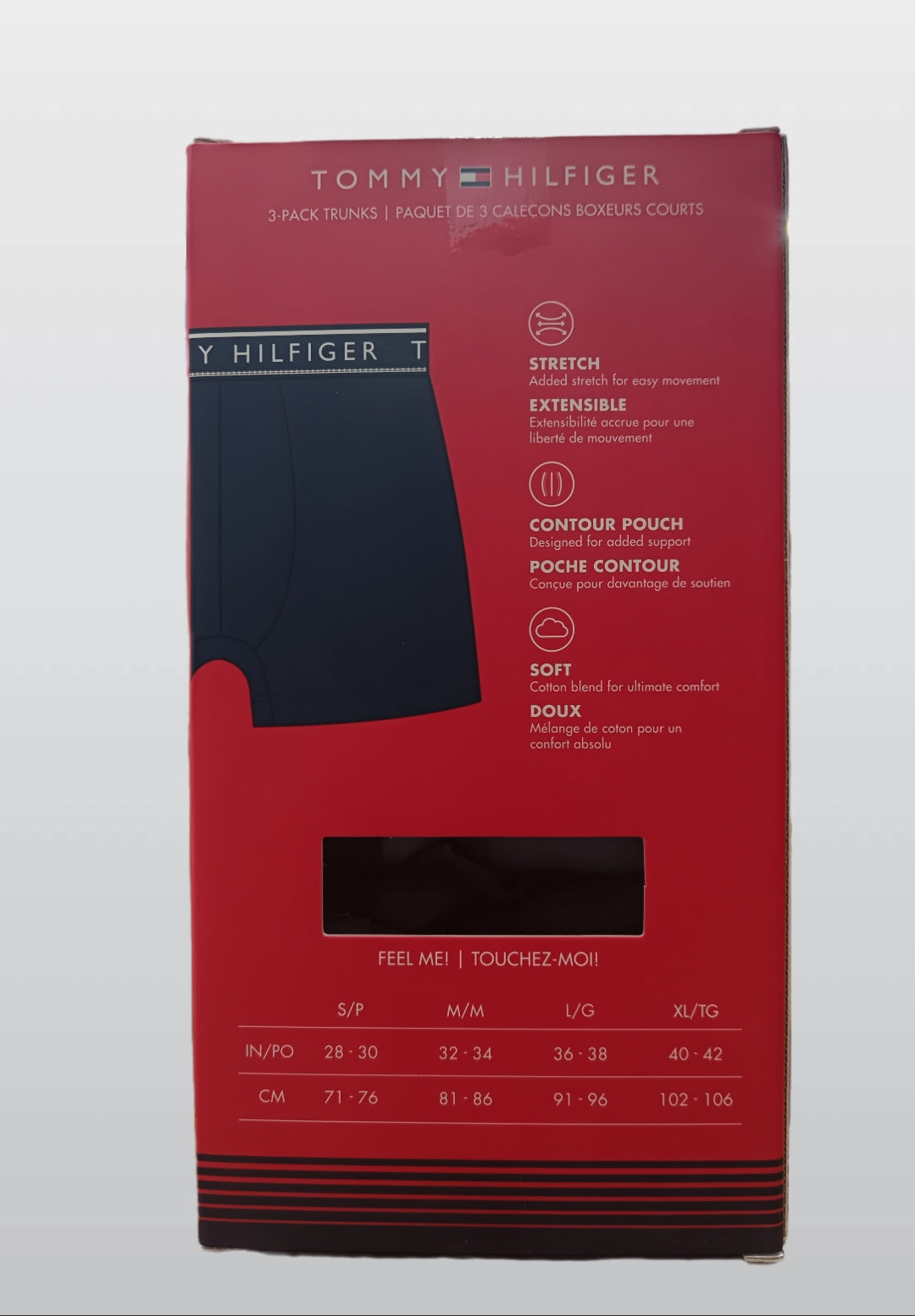 Tommy Hilfiger 3 Pack Box Luxe Stretch SIZE XL