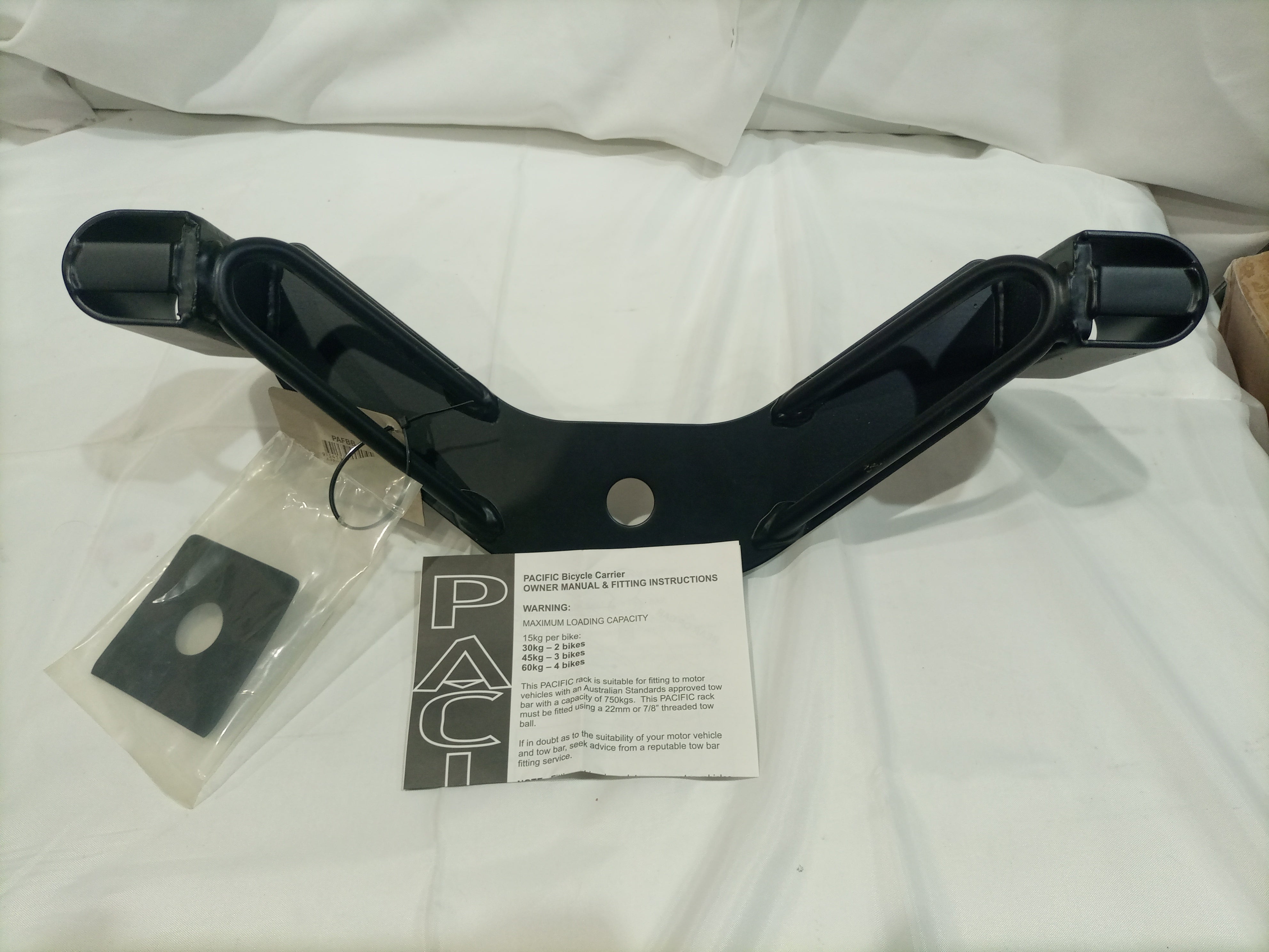 Pacific bicycle carrier - Color Black